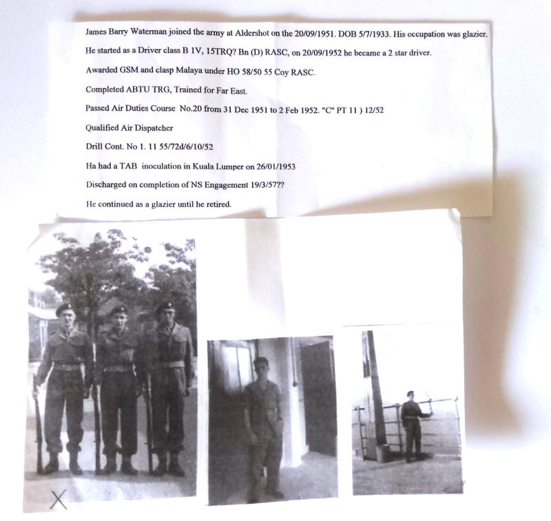 Post War {1951} Air Dispatcher, Service / Pay Book, Pair of Formation Patches & Documented Research